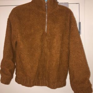 brown winter coat